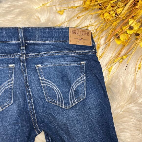 Hollister straight legged low rise denim jeans sz 25/1 - Picture 3 of 7